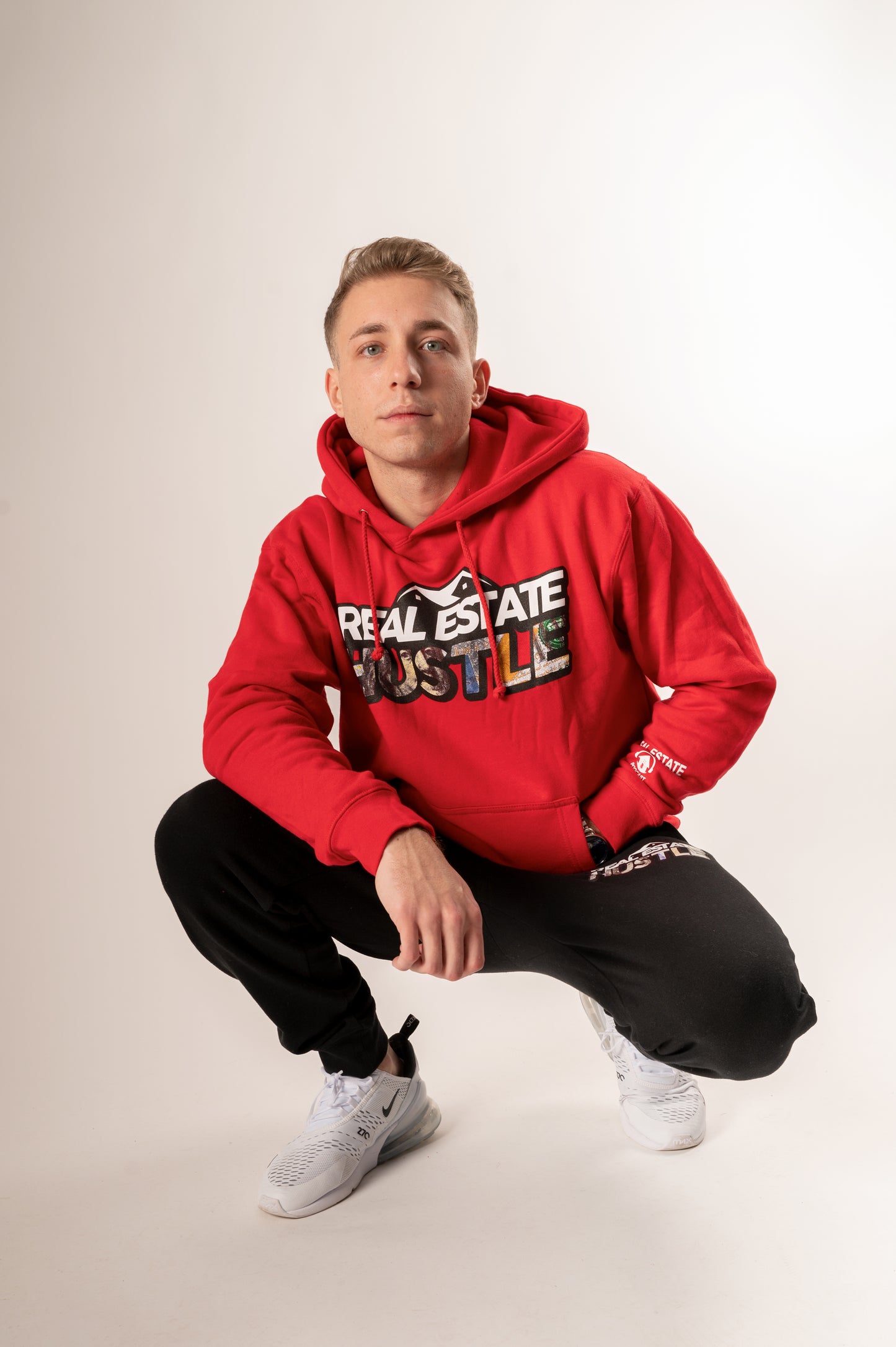 Red Real Estate Hustle Hoodie